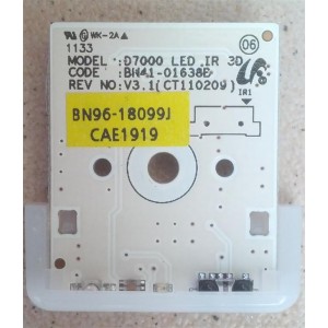 SAMSUNG UA55D7000 IR BOARD BN96-18099J BN41-01638B